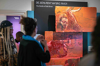 Blick in die Ausstellung "The Struggle" © Stadtmuseum_Christian Kielmann Blick in eine Ausstellung