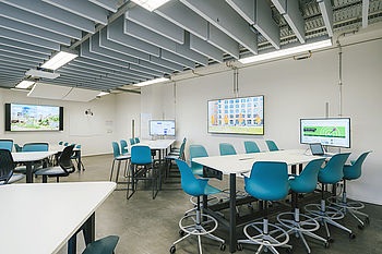 Modellraum im Teilprojekt "Innovatives Lernraumdesign" © HTW Berlin_Alexander Rentsch