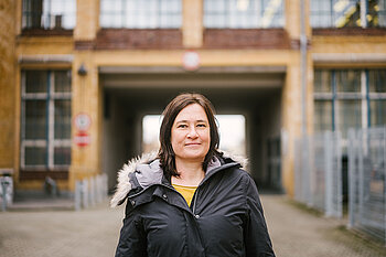 Jeannette Hanko koordiniert das Projekt Spree X © HTW Berlin_Alexander Rentsch Jeanette Hanko