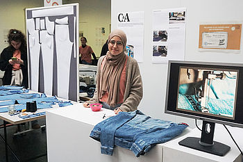 Infostand beim ClothingCareCafe