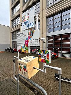 Station zur Einführung in die SDGs © HTW Berlin